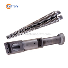 Conical Twin screw barrel for plastic extrusion machine